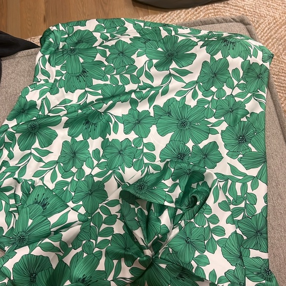 J. Crew Green and White Midi Dress - Picture 8 of 8